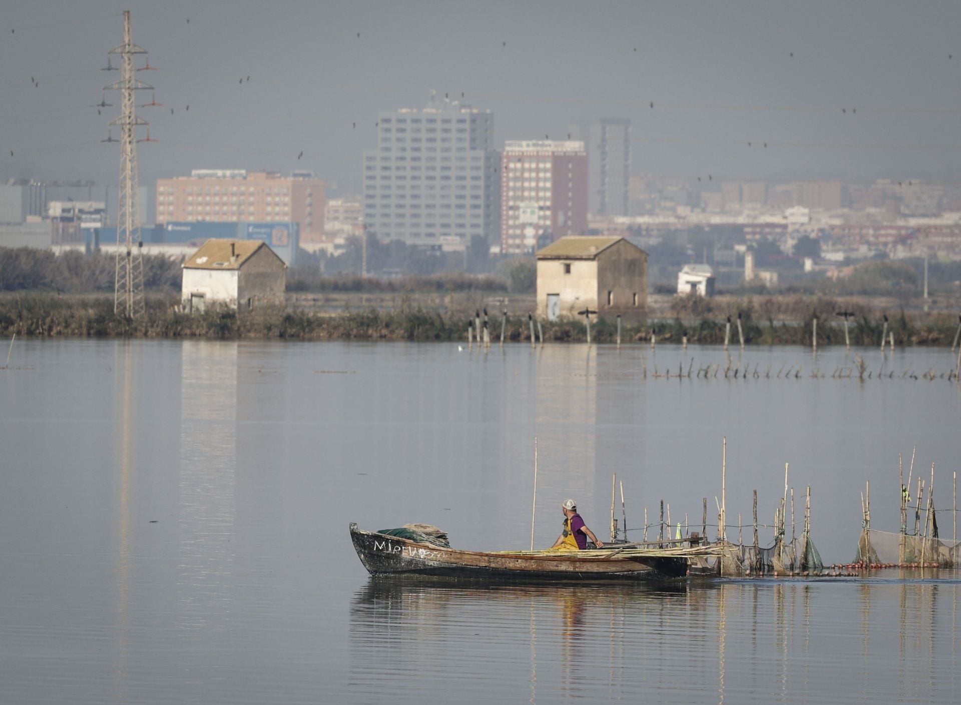 Así sigue la Albufera más de un mes después de la DANA