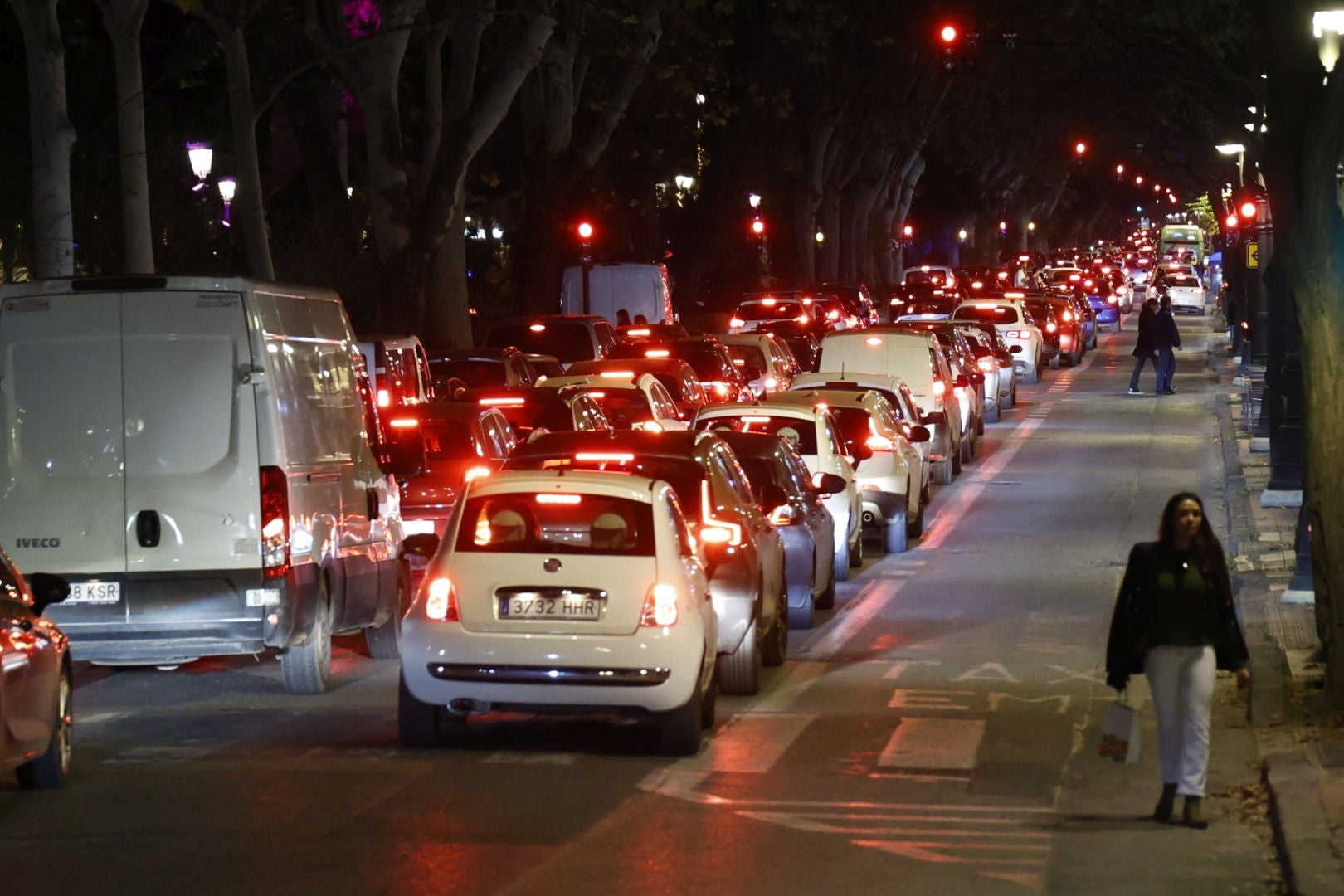 Colapso en el centro de Valencia en pleno fin de semana