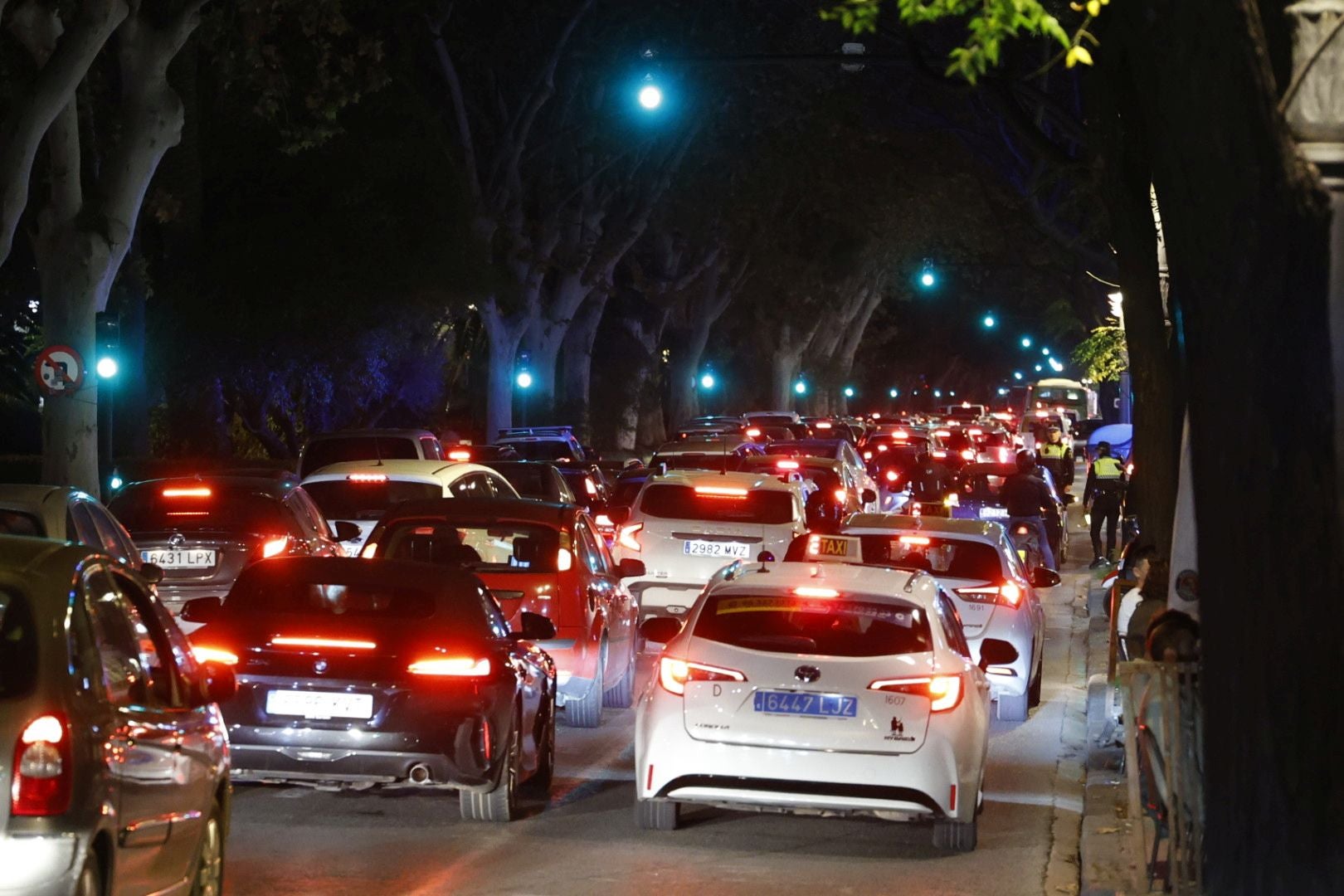 Colapso en el centro de Valencia en pleno fin de semana