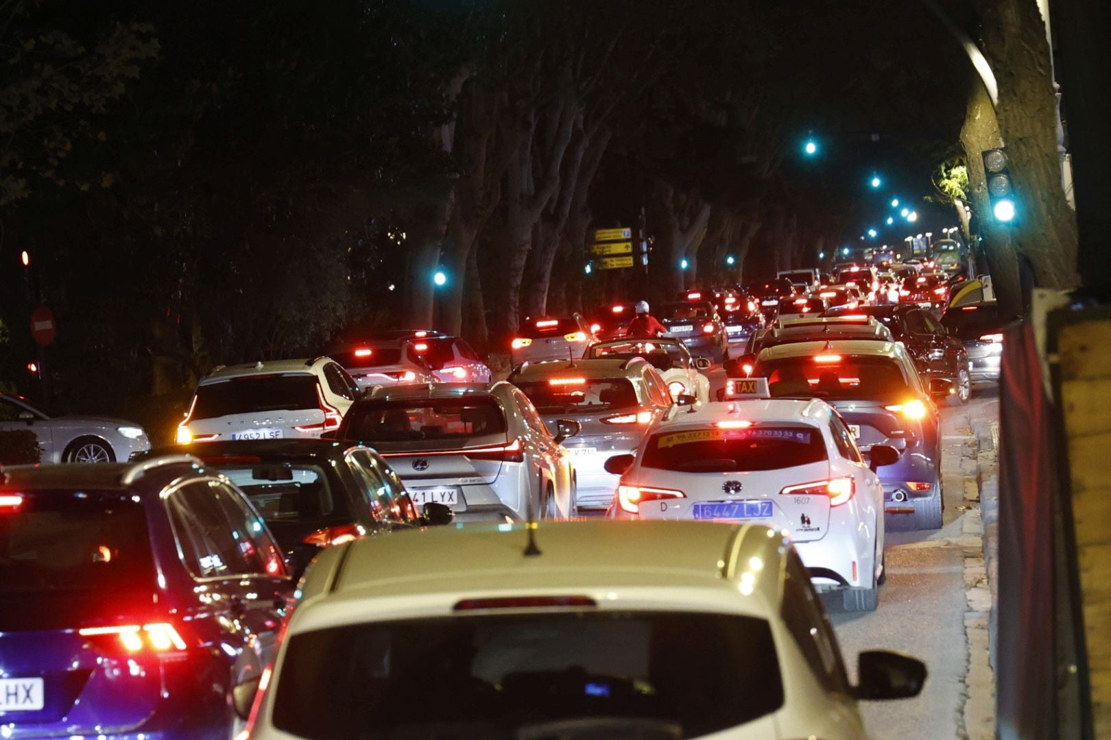 Colapso en el centro de Valencia en pleno fin de semana