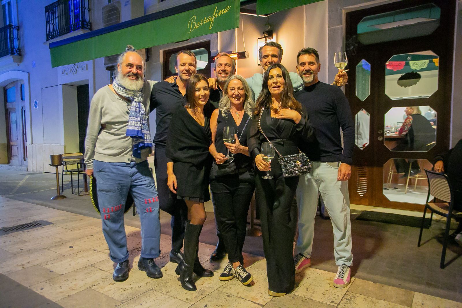 Bruno Marín, Juanra Díaz, Charly Candela, Josete Roca, Juan Toledo, Marina Arnal, Ángeles Casanova y Laura Vaniva.