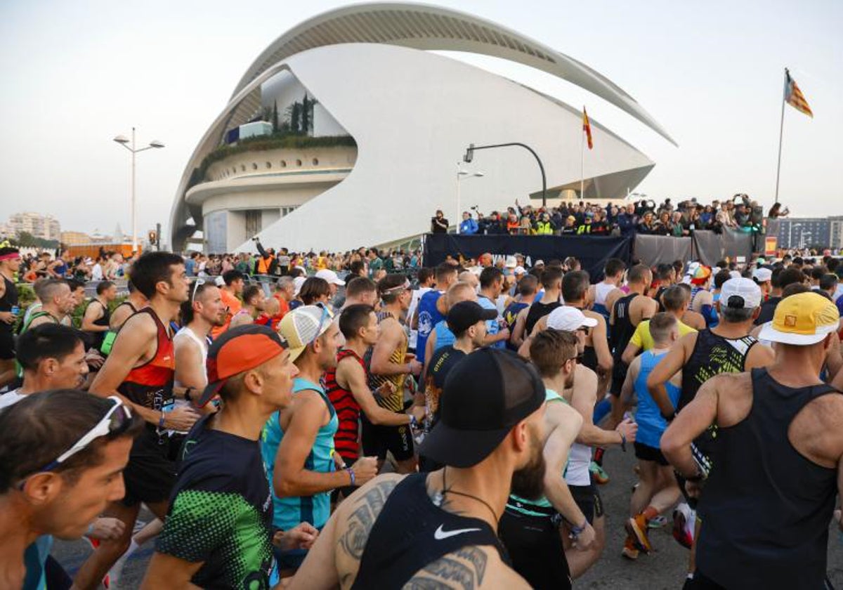 Participantes en el Maratón Valencia de hace algo más de una semana.