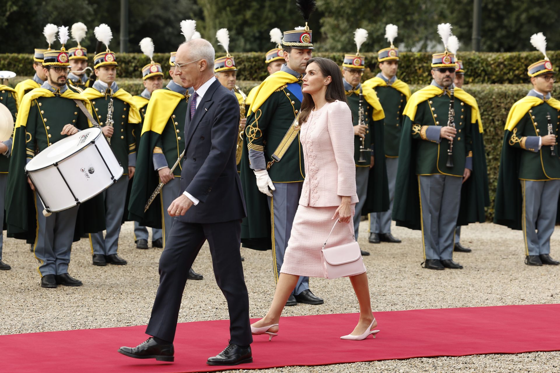 Letizia deslumbra en el viaje oficial de los Reyes a Italia