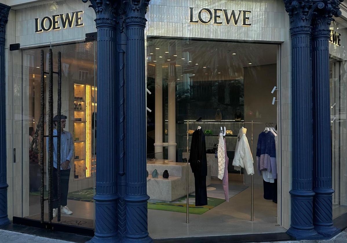 La tienda de Loewe que acaba de abrir al público.