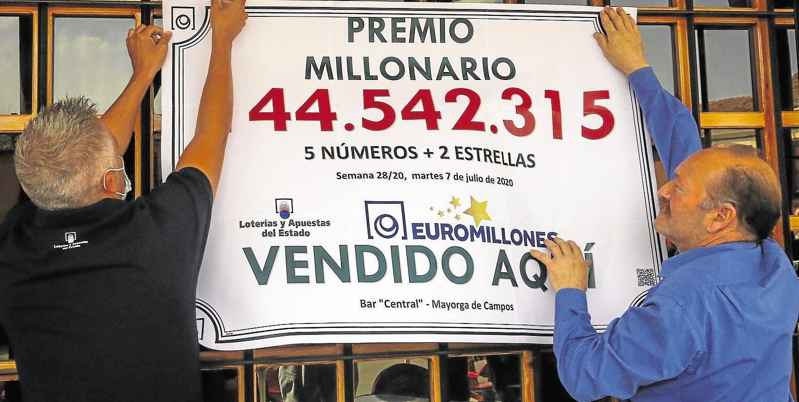 Un afortunado se lleva 99.397.573 euros con el Euromillones de hoy viernes