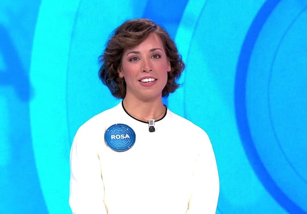 Rosa Rodríguez, en su primera aparición en 'Pasapalabra'.