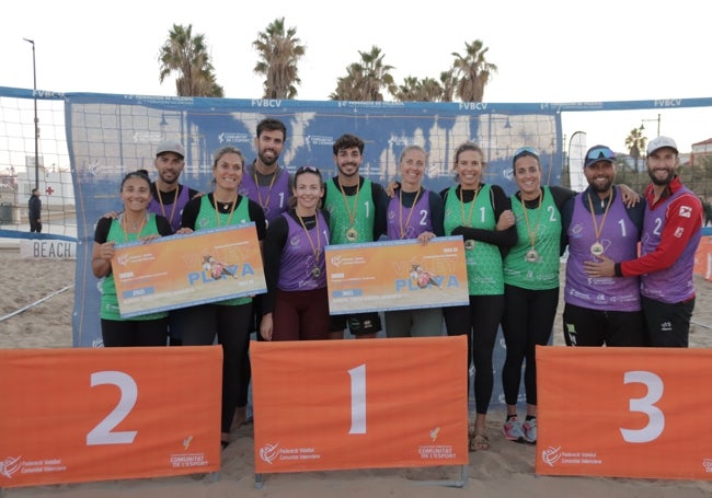 Los resultados de este fin de semana del torneo de Vóley Playa