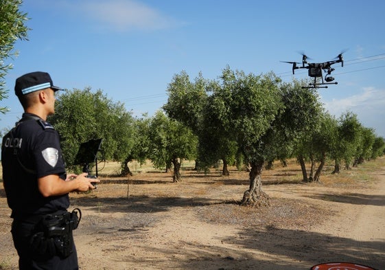 Un dron en una imagen de archivo.