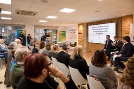 Presentación del complejo sociosanitario en Gandia.