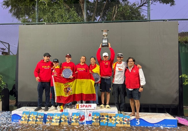 El equipo español estos días en el campeonato celebrado en Mar de Plata