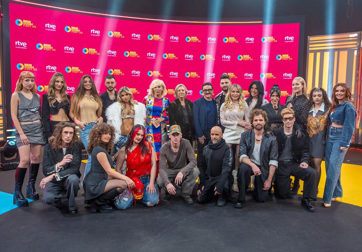 Los nuevos candidatos al Benidorm Fest para representar a España en Eurovisión 2025.