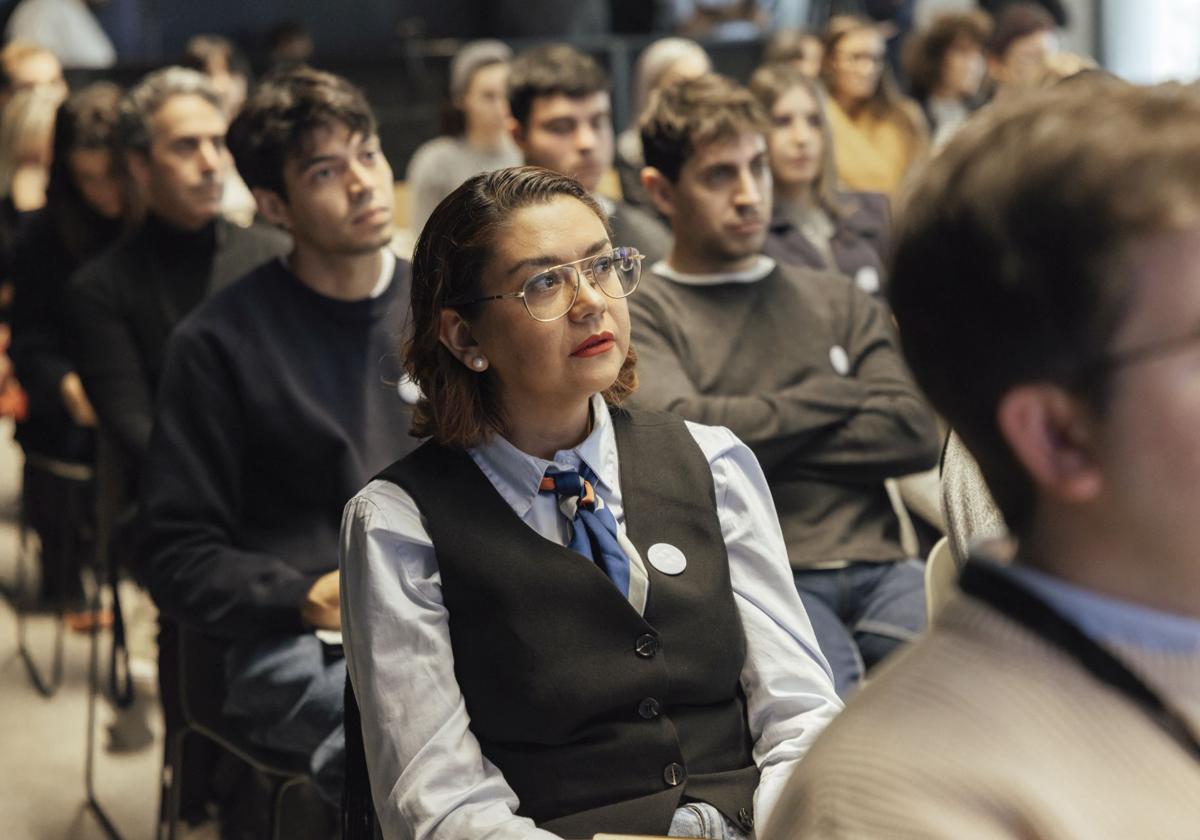 Público que asistió este miércoles a Future of Fashion en Valencia.