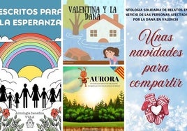 Algunos de los volúmenes literarios que han surgido tras la dana.