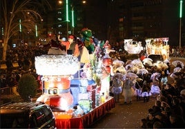 Carrozas en la Cabalgata de Fuenlabrada.