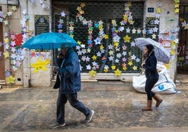 Lluvia en Paiporta.