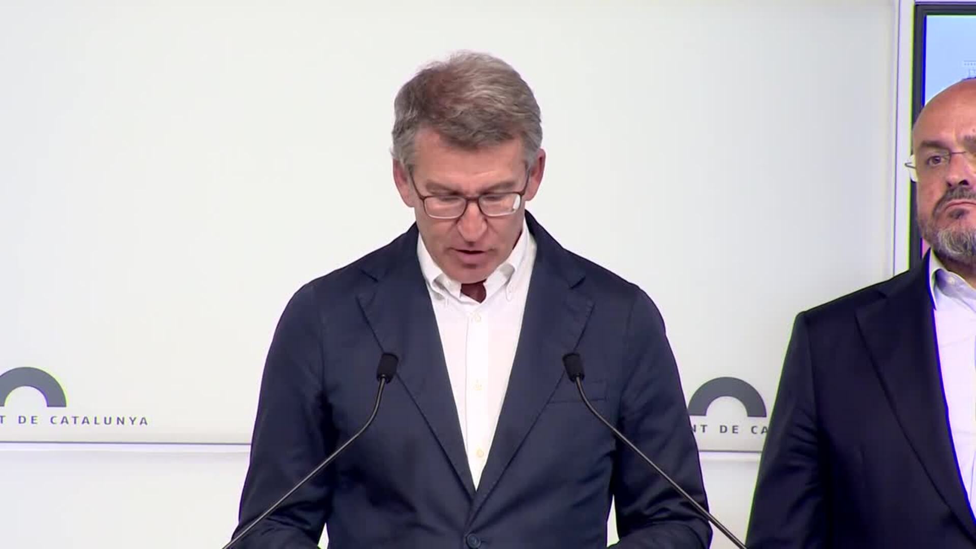 Feijóo exige al PSC una "mínima coherencia histórica" con el reparto de senadores