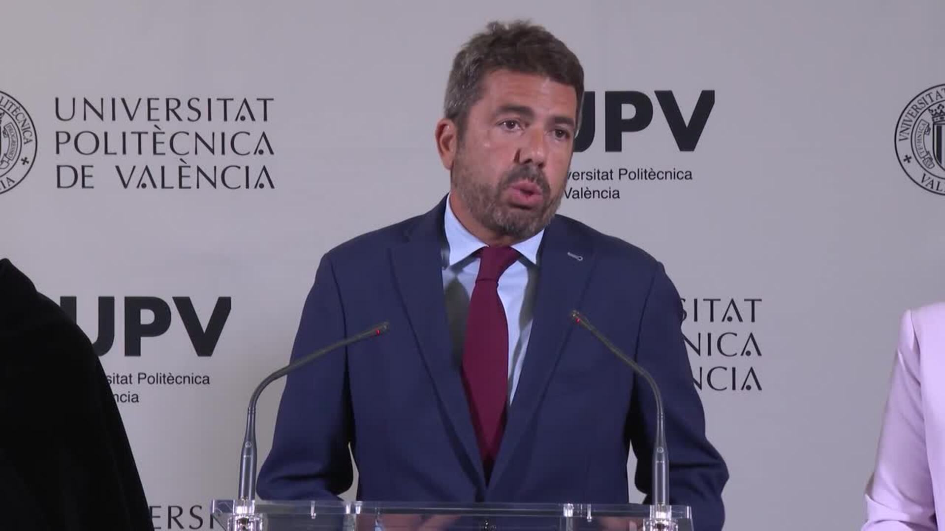 Mazón afirma que no hay "ni una sola grieta" en el PP sobre el "diagnóstico" de la financiación