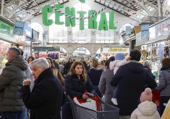 Mercado Central de Valencia, esta Navidad.