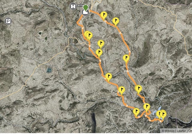 Recorrido de la Pasarela de Relleu.