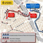 Estas son las calles de Valencia donde está prohibido aparcar por la Cabalgata de Reyes