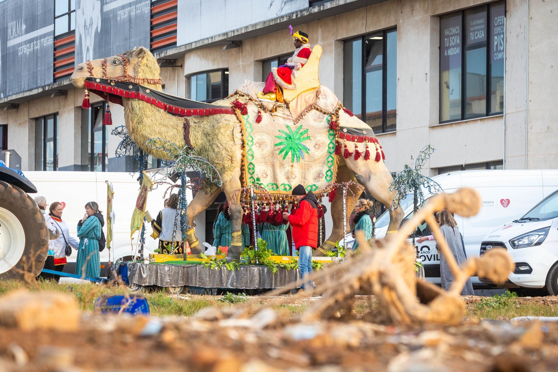 La Cabalgata solidaria en los pueblos de la dana