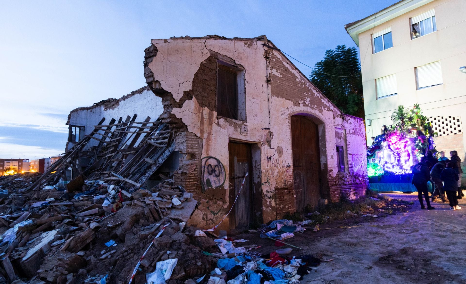 La Cabalgata solidaria en los pueblos de la dana