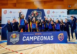 El equipo infantil femenino de la Comunitat Valenciana.