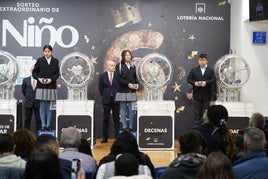 Números premiados en la Lotería del Niño.