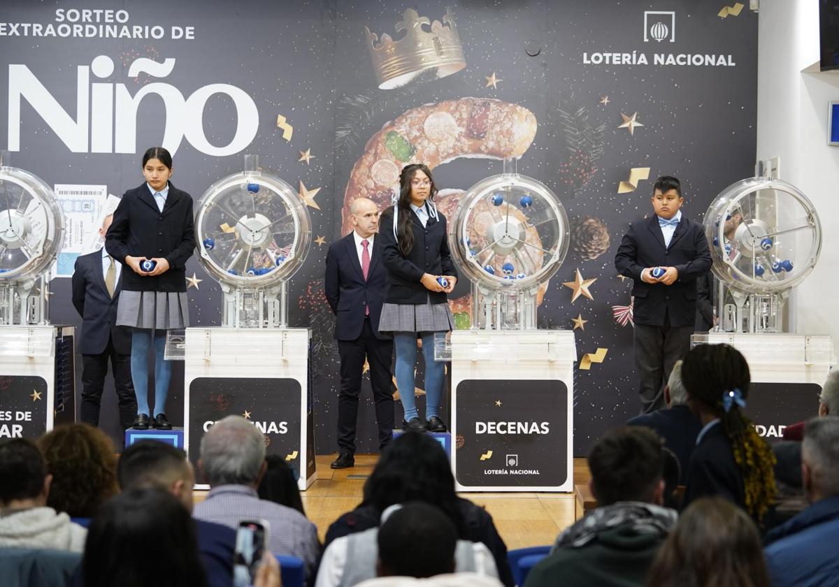 Números premiados en la Lotería del Niño.