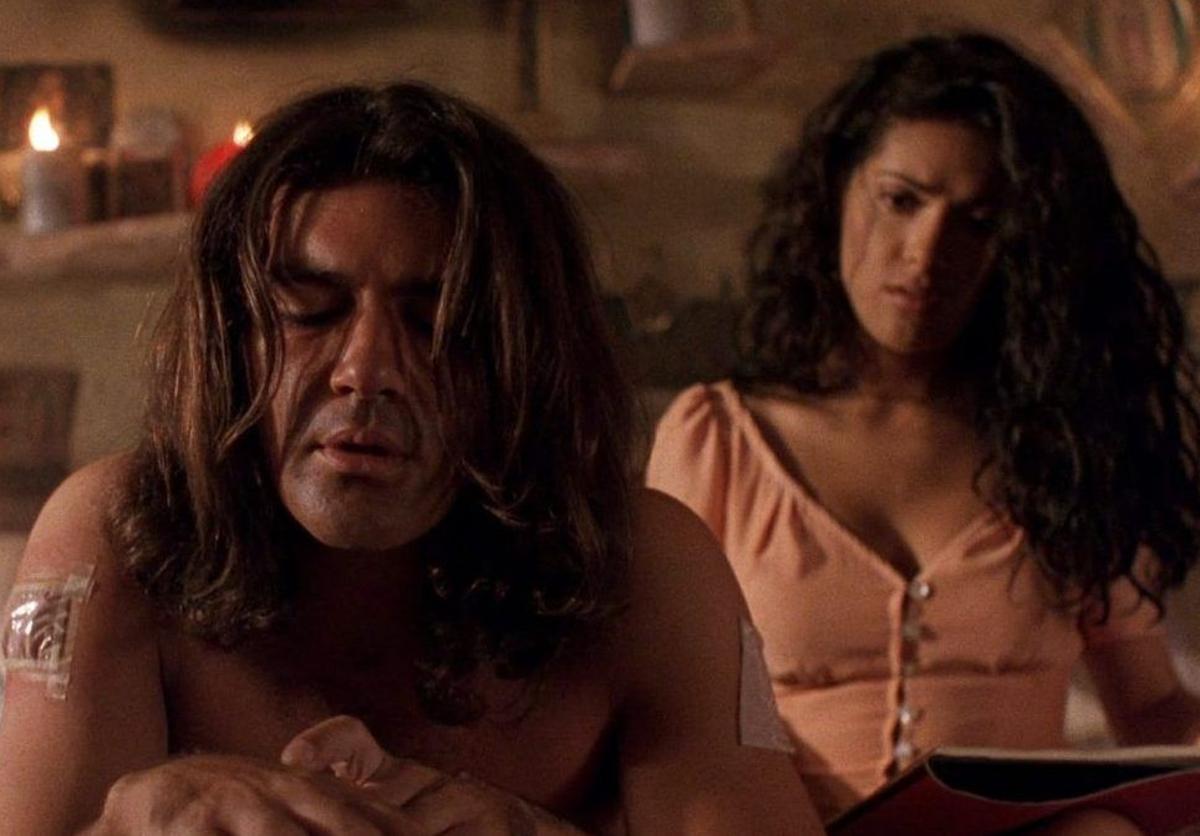 Antonio Banderas y Salma Hayek en una escena de 'Desperado'.