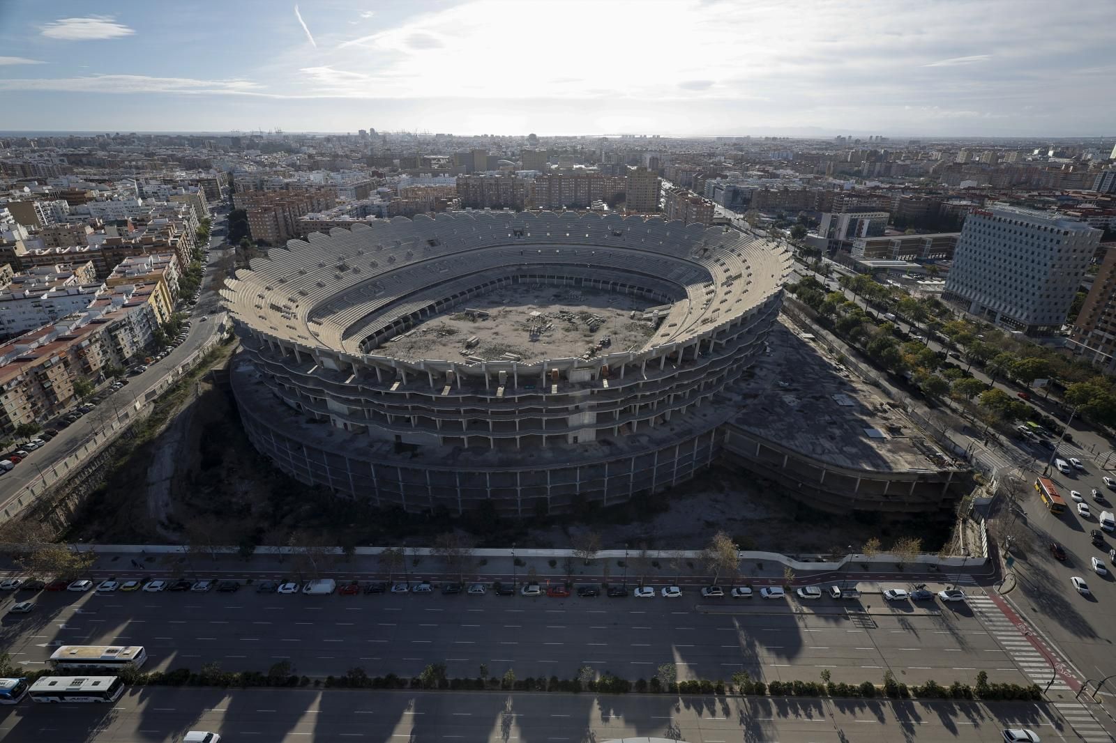 FOTOS | Vuelven las obras al nuevo Mestalla