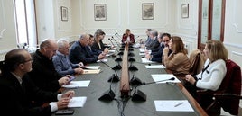 Reunión de la alcaldesa de Valencia, María José Catala, con hosteleros.