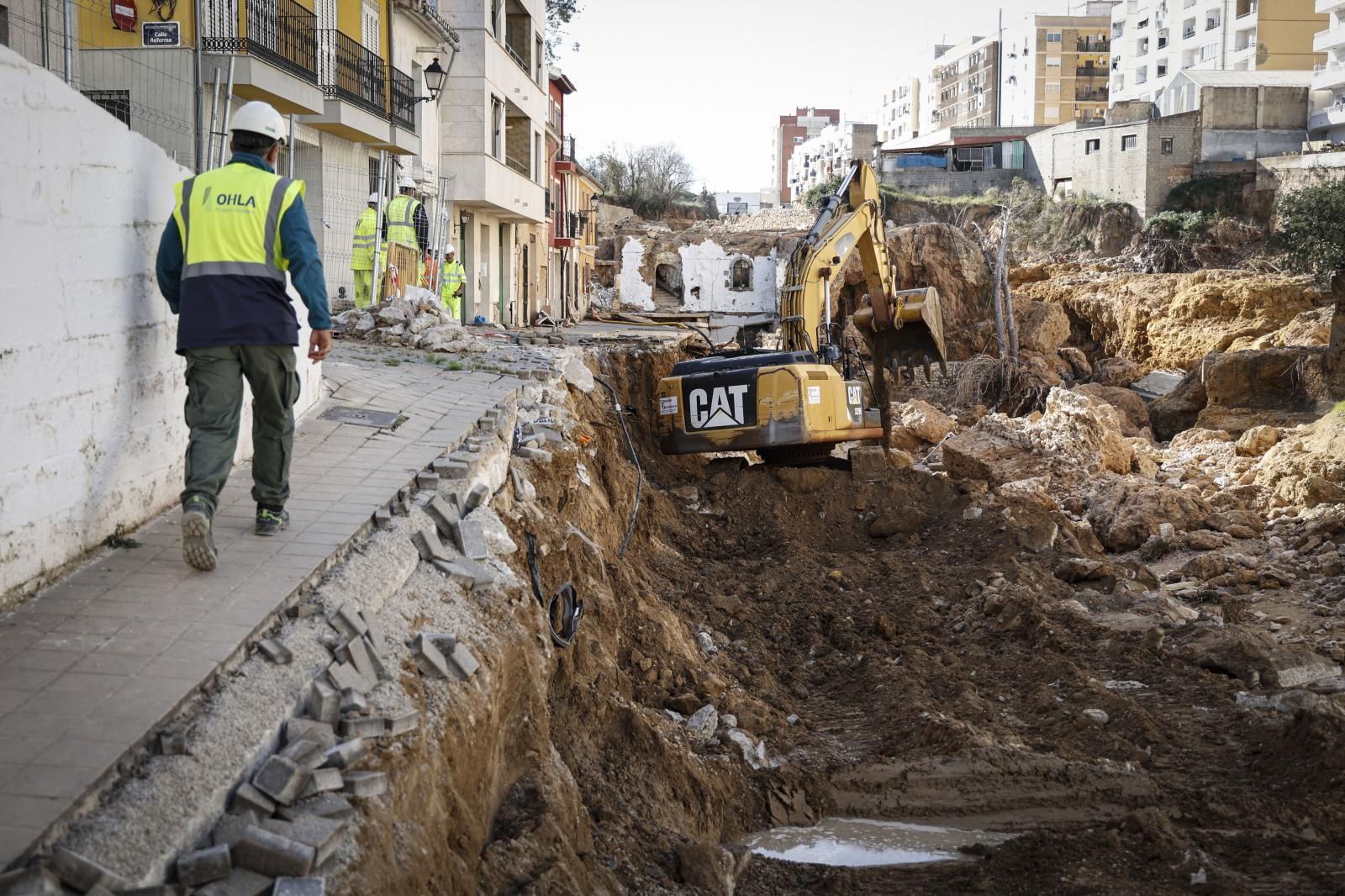 FOTOS | Obras de urgencia en los barrancos tras la dana de Valencia