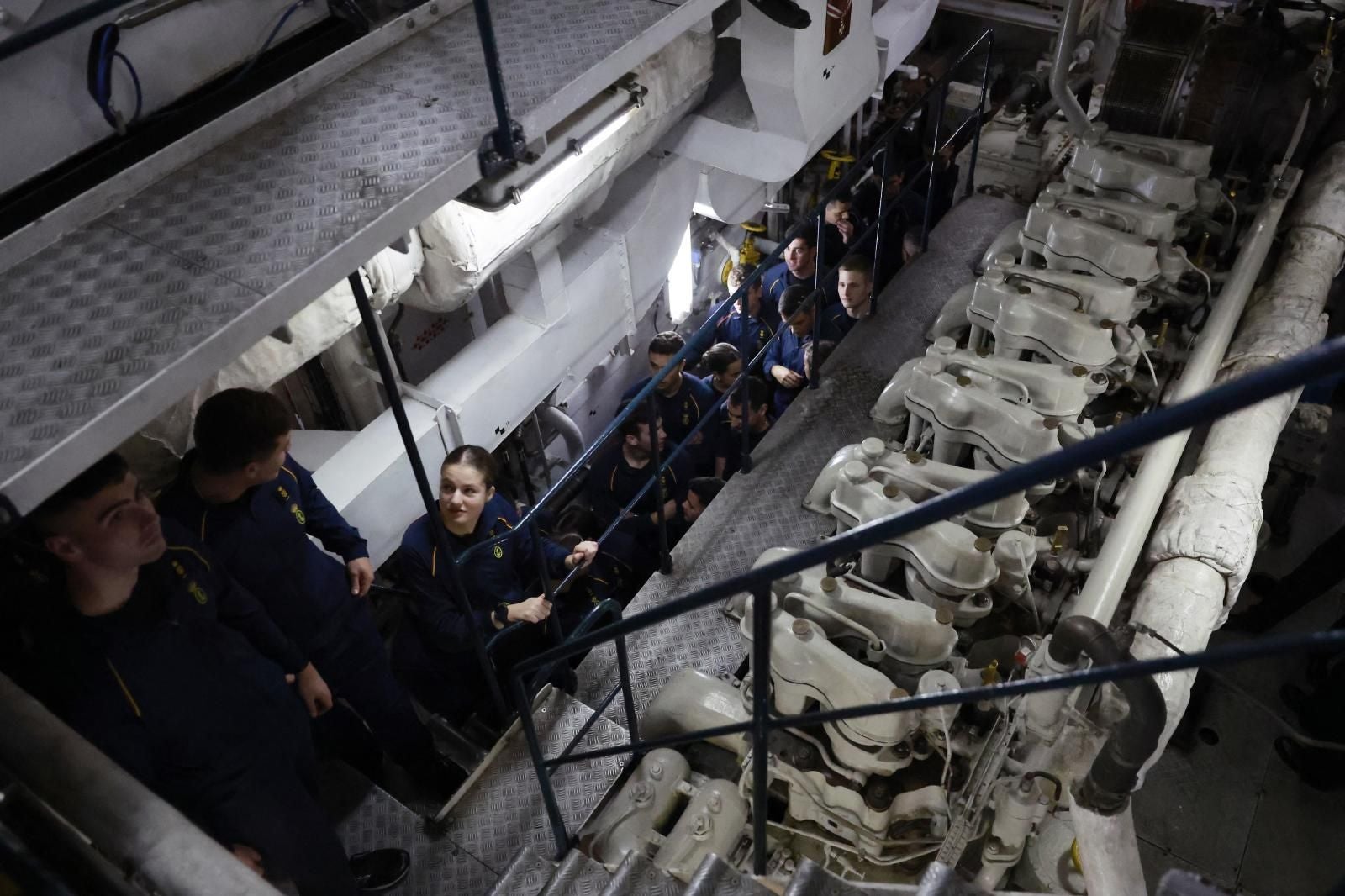 FOTOS | Las primeras imágenes de la princesa Leonor a bordo del buque escuela Juan Sebastián Elcano