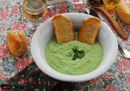 Imagen de archivo de una crema de verduras.