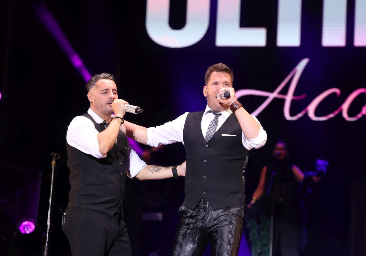 Andy y Lucas en uno de los conciertos de su gira 'Nuestros últimos acordes'.