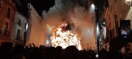 Cremà de la Foguera de Sant Antoni de Canals de 2024.