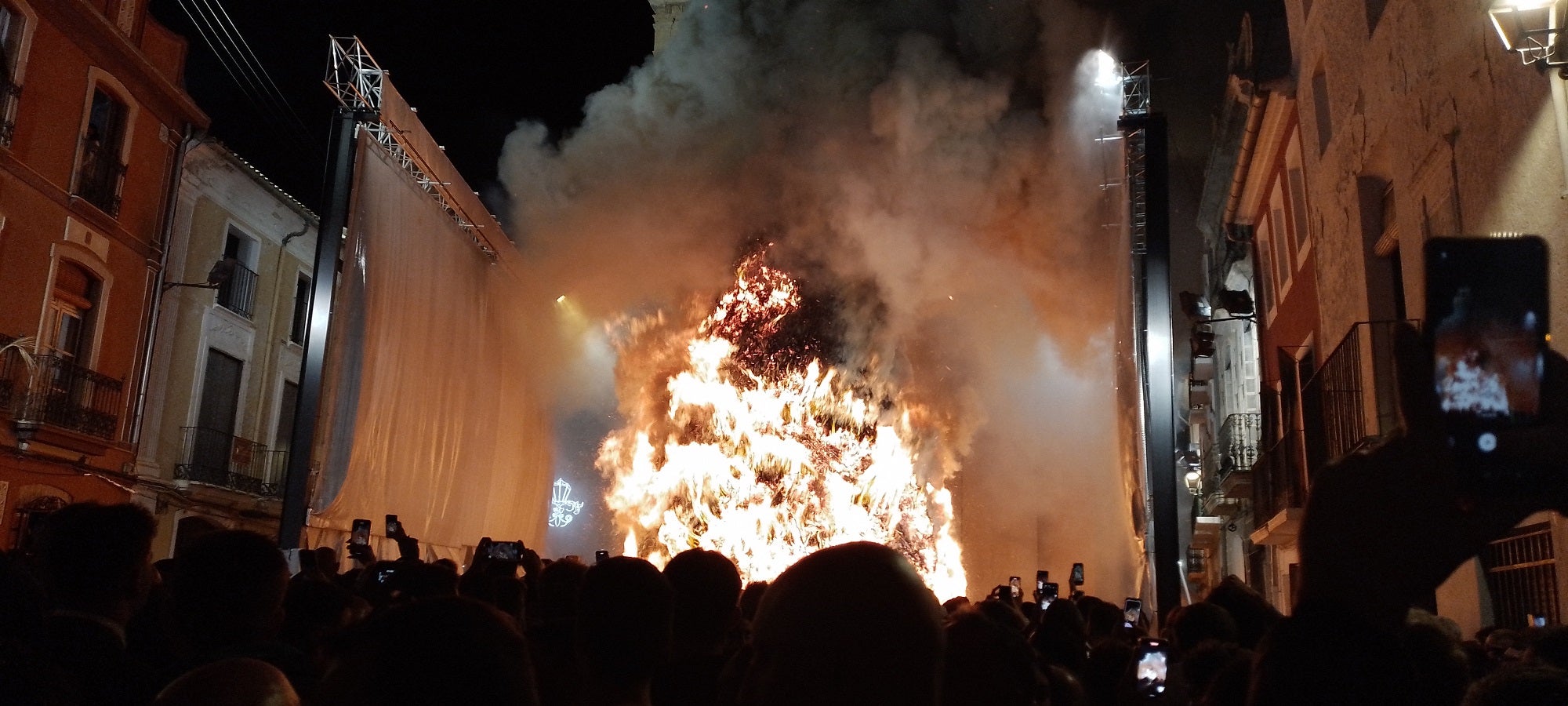 Cremà de la Foguera de Sant Antoni de Canals de 2024.