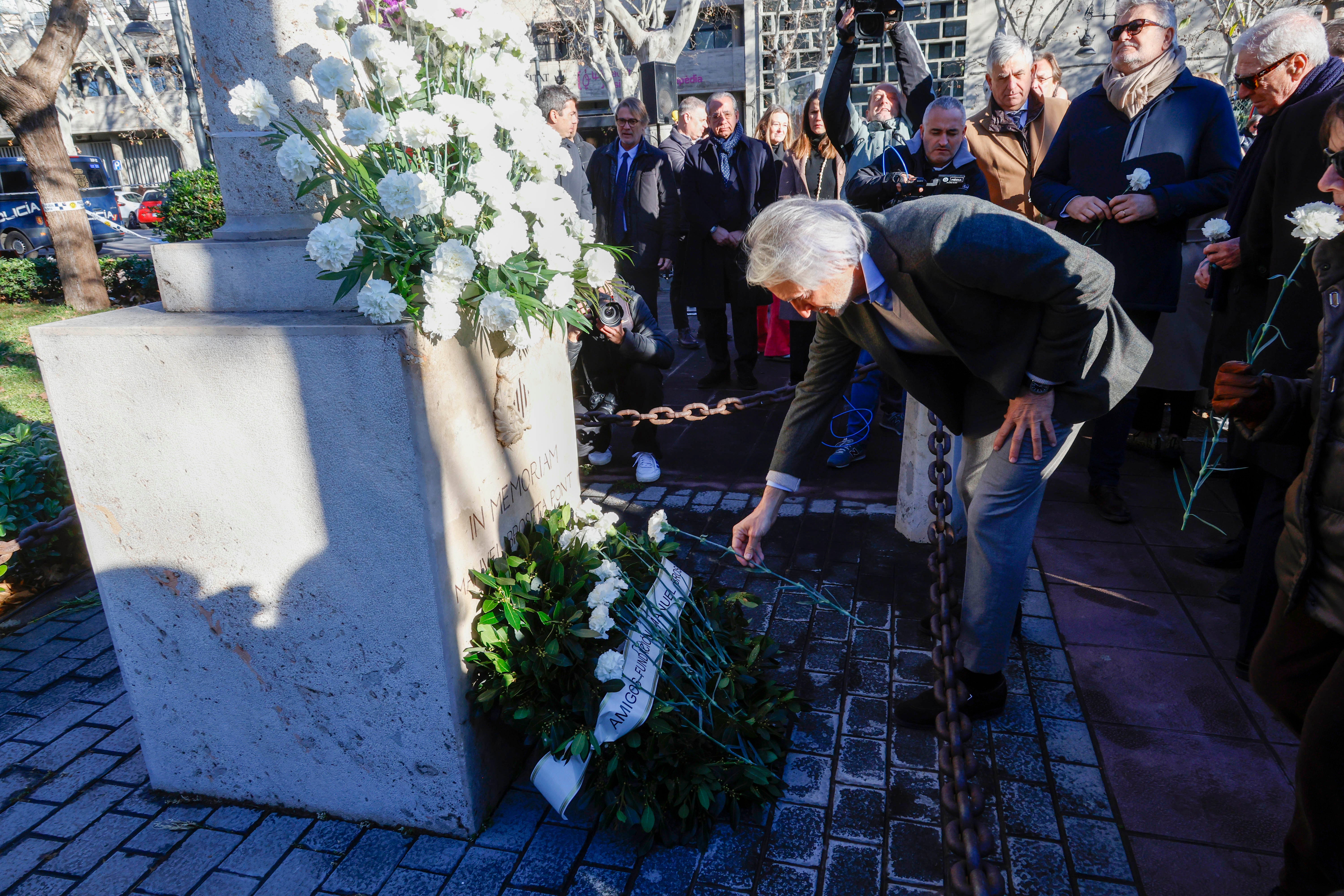 Las imágenes del homenaje a Manuel Broseta