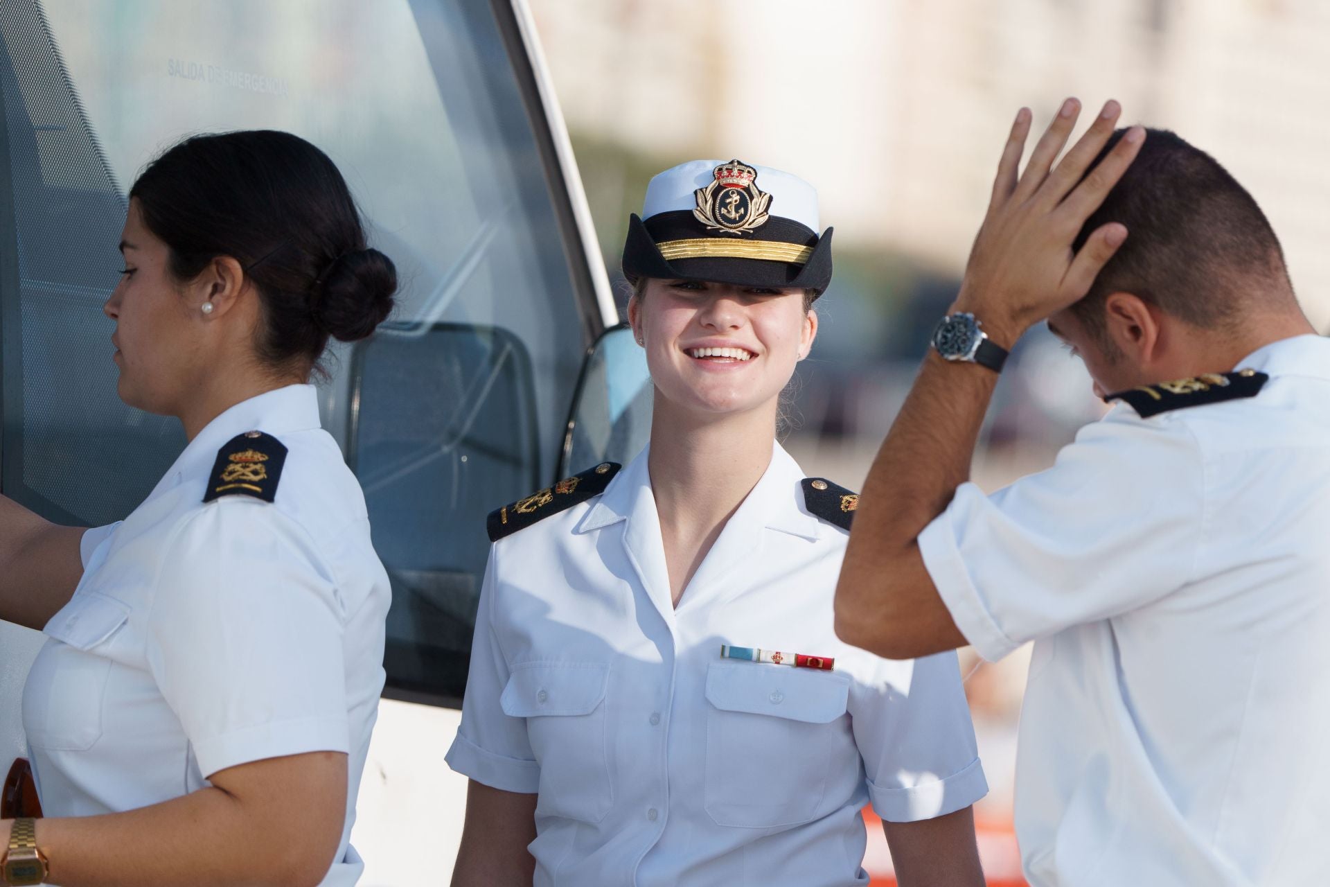 Leonor llega a Tenerife a bordo de Elcano