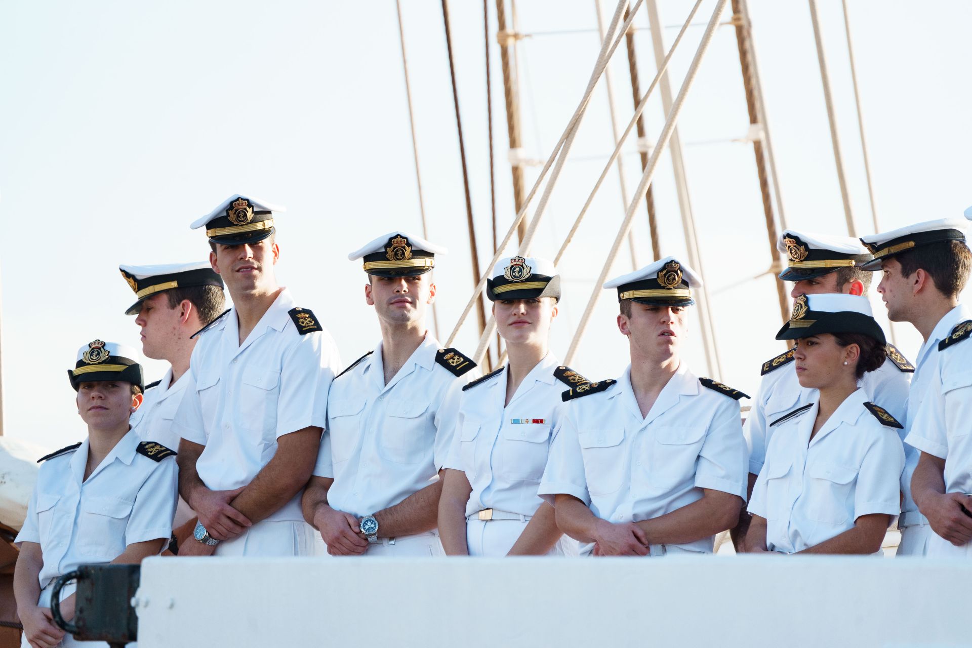 Leonor llega a Tenerife a bordo de Elcano