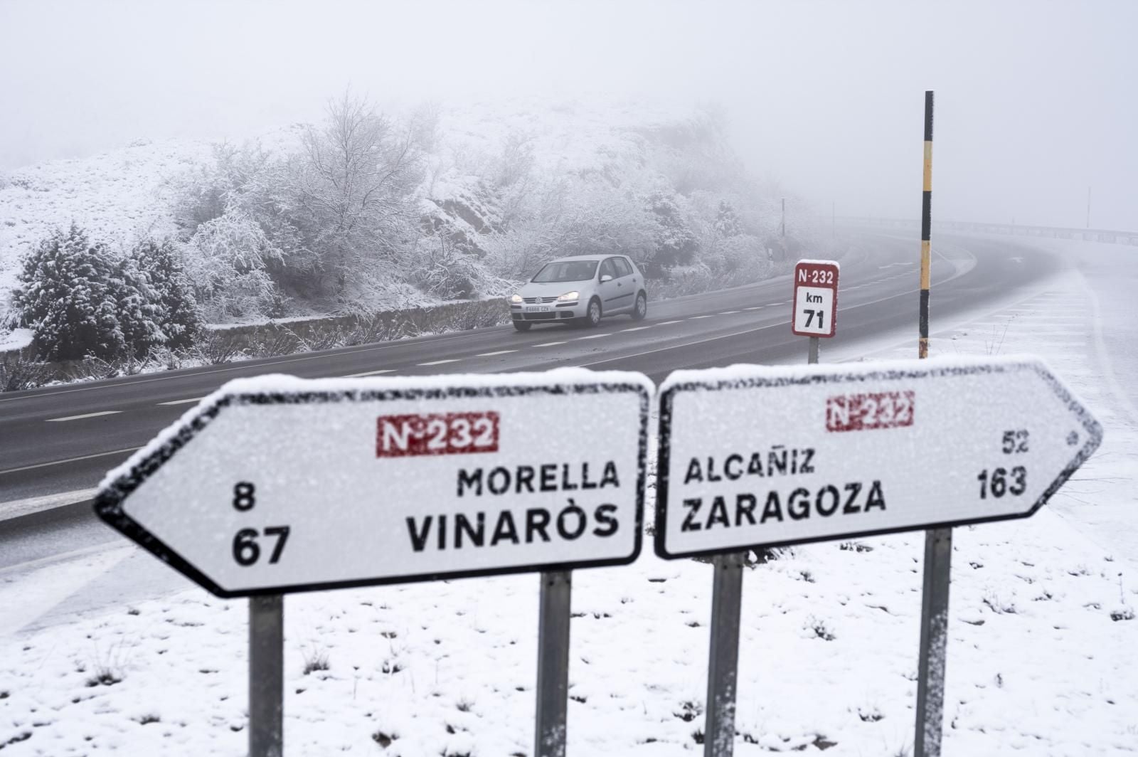 FOTOS | Nieve en Castellón