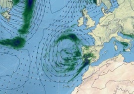 Aemet lanza un aviso ante la llegada de borrascas atlánticas que traerán más lluvias a la península durante la próxima semana