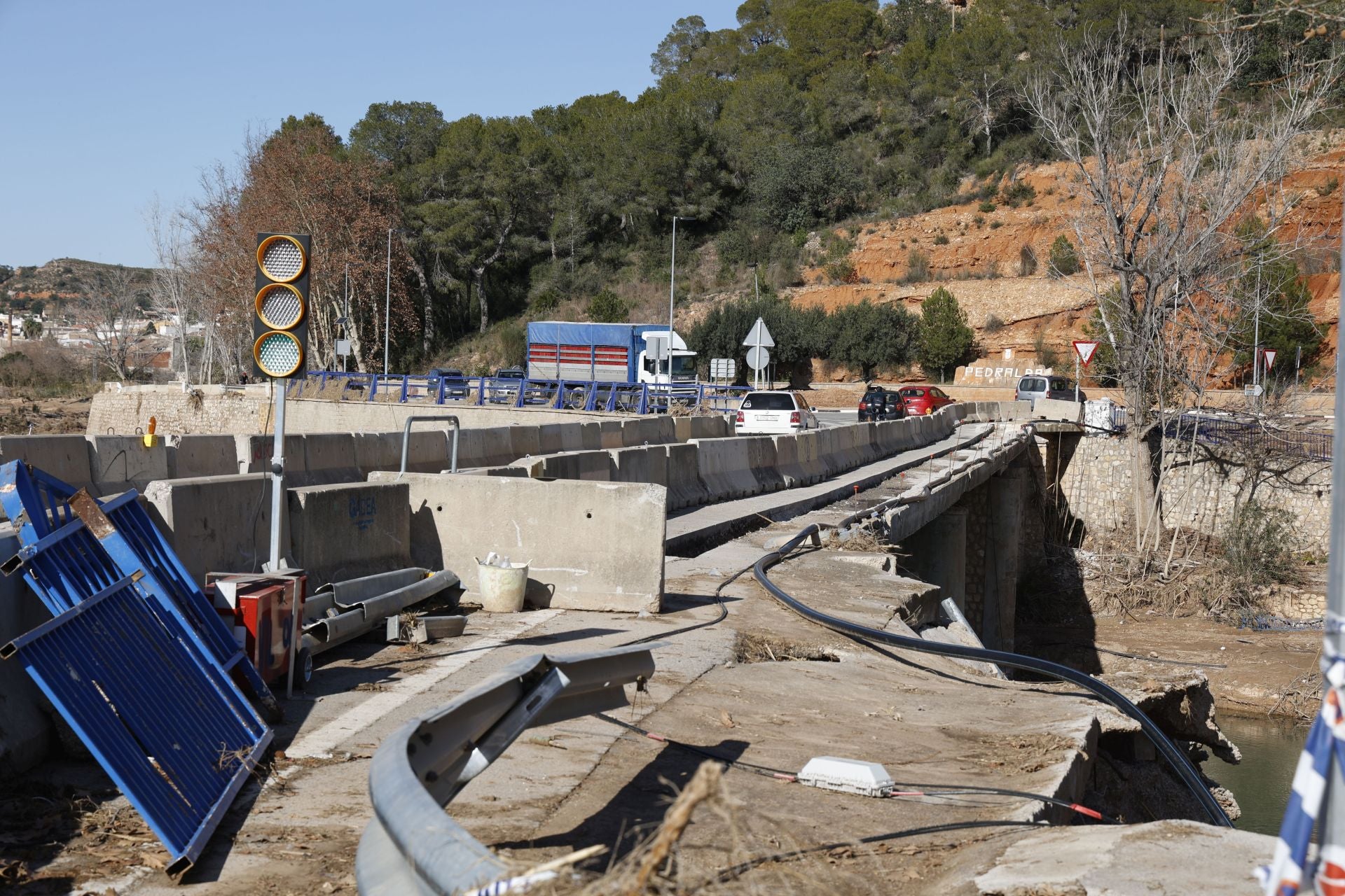 Así está Pedralba tres meses después de la dana