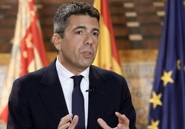 El presidente del Consell, Carlos Mazón.