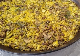 La paella del Cid.