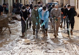 Voluntarios de la dana.