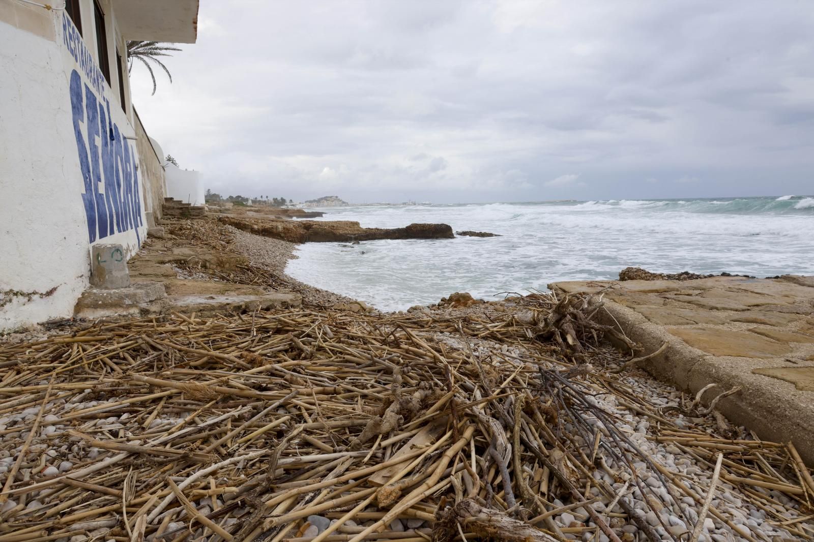 FOTOS | Los efectos de la dana en las playas valencianas