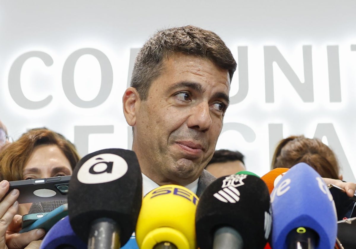 Carlos Mazón, durante su comparecencia en Fitur.