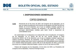 PP, Vox y Junts derogan el decreto de subida de pensiones y las ayudas al transporte y dana.